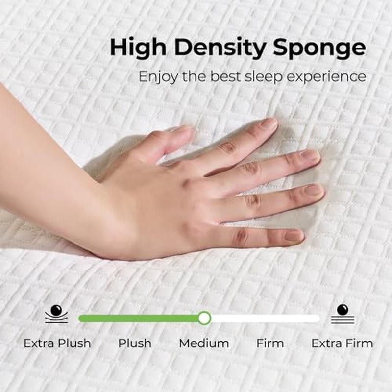 Twin Size Mattress 6″Gel Memory Foam Mattress in a Box Fiberglass Free Mattress