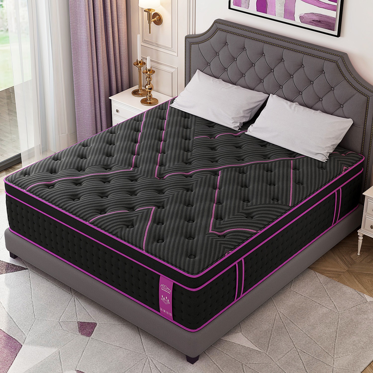 12/14Inch Hybrid Bed Mattress Twin Full Queen King Gel Memory Foam Innerspring