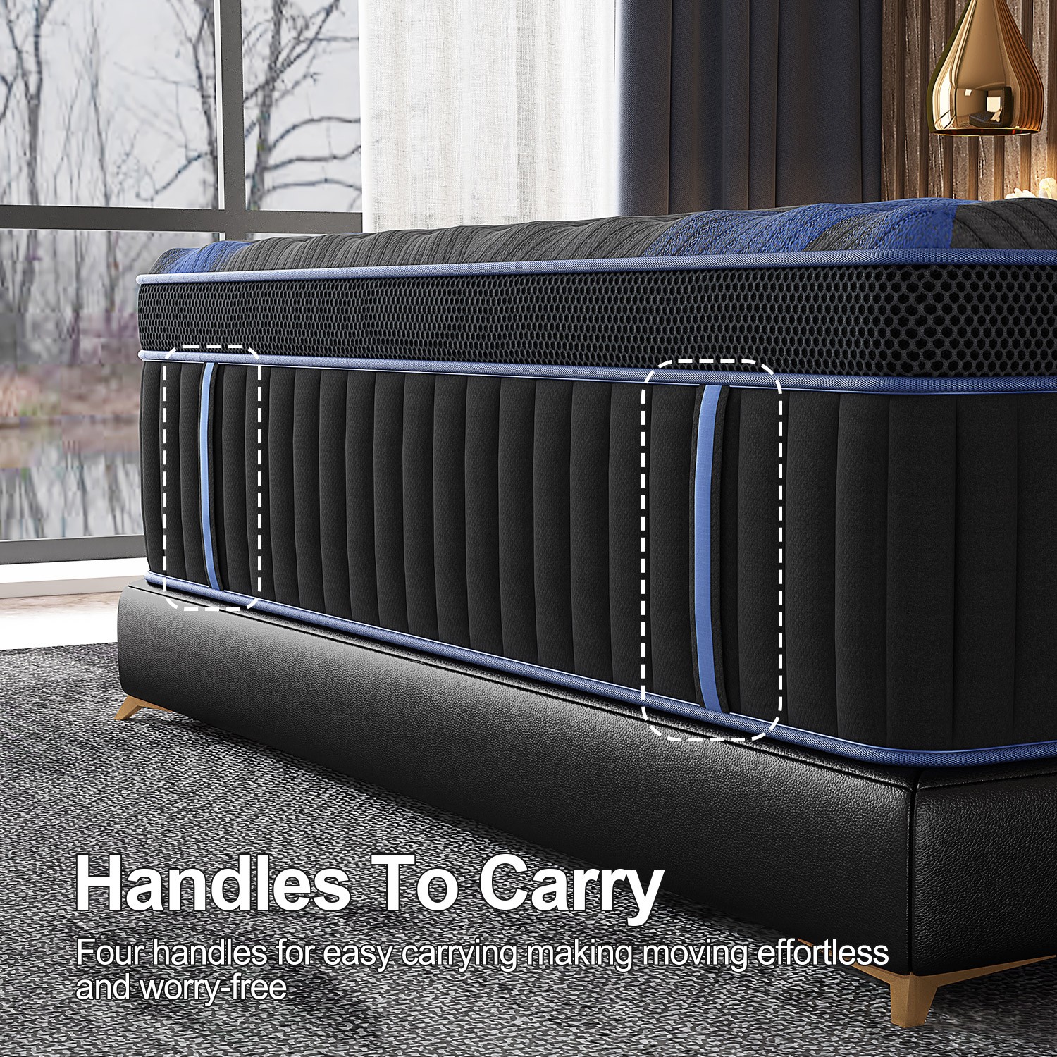 12″ 14″Twin Full Queen King Size Gel Memory Foam Spring Mattress In A Box