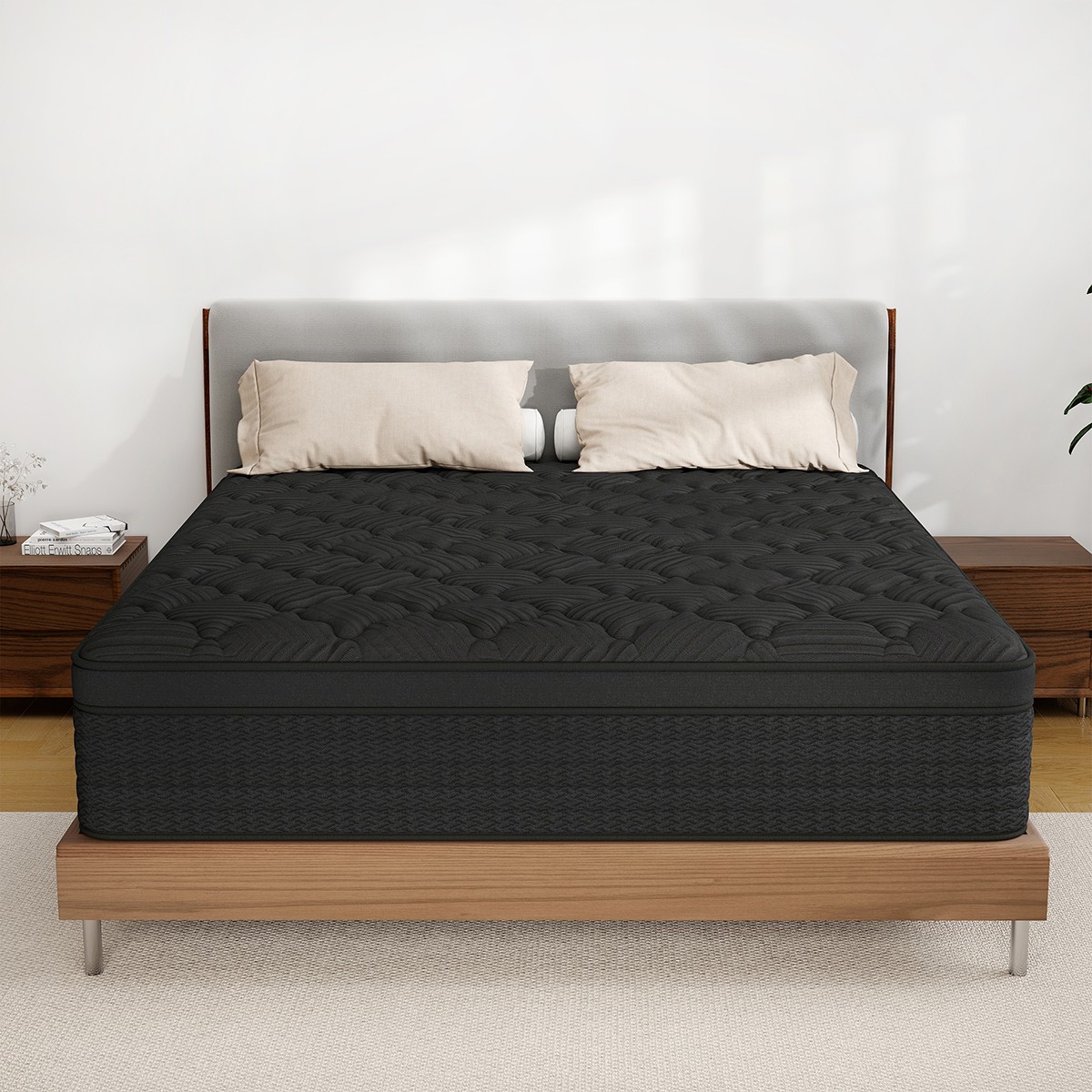 12″ 14″ Gel Memory Foam Mattress in a Box Pocket Spring Twin Full Queen King