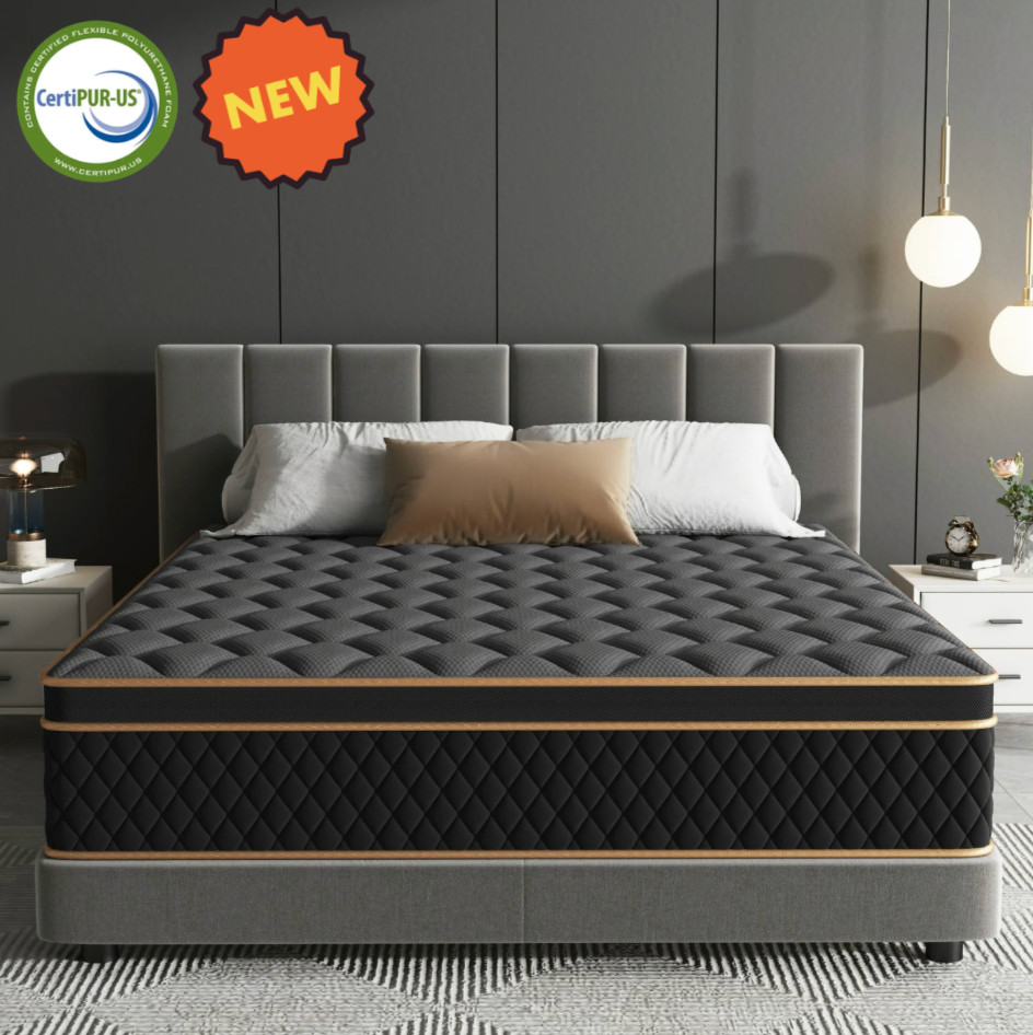 12″ Queen Colchon Pocket Spring Mattress Medium Queen Cama Mattress Euro Top
