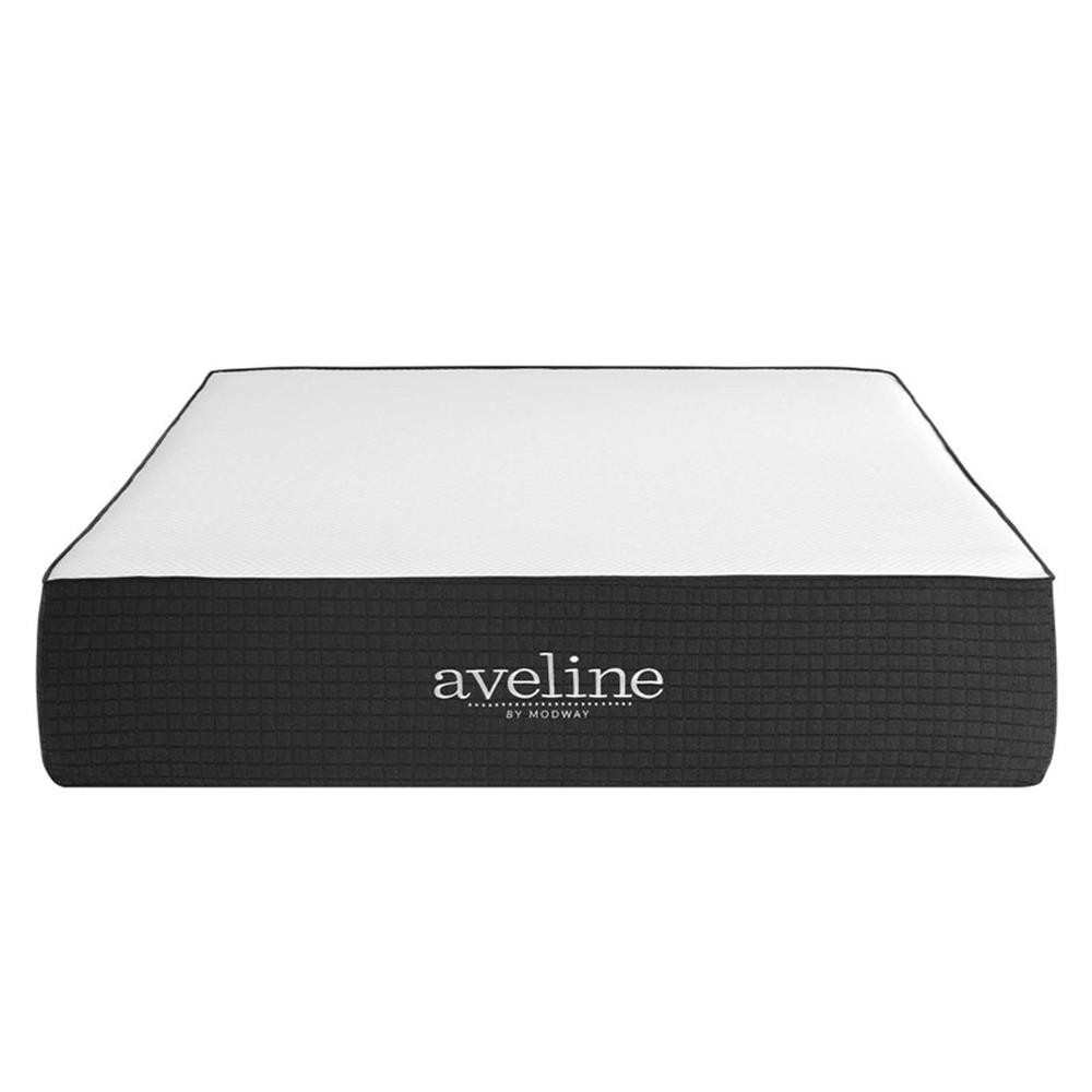 Modway Aveline 14″ Modern Style Memory Foam Full Mattress in White