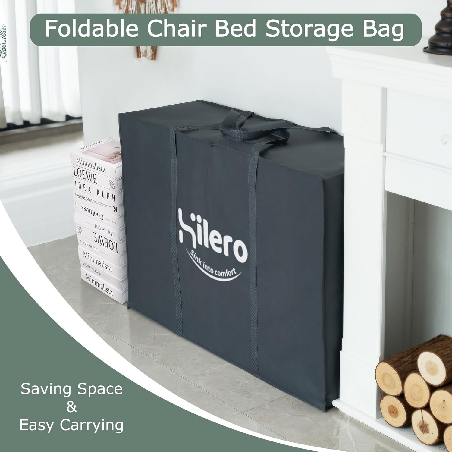 Folding Sofa Bed, 4 in 1 Convertible Sleeper Chair with Pillow, Single