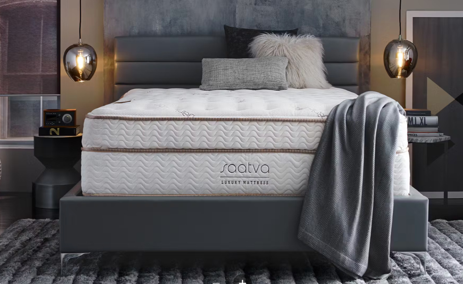 SAATVA CLASSIC HYBRID KING 14.5″ MATTRESS PTOP LUXURY FIRM NEW CLEARANCE ORGANIC