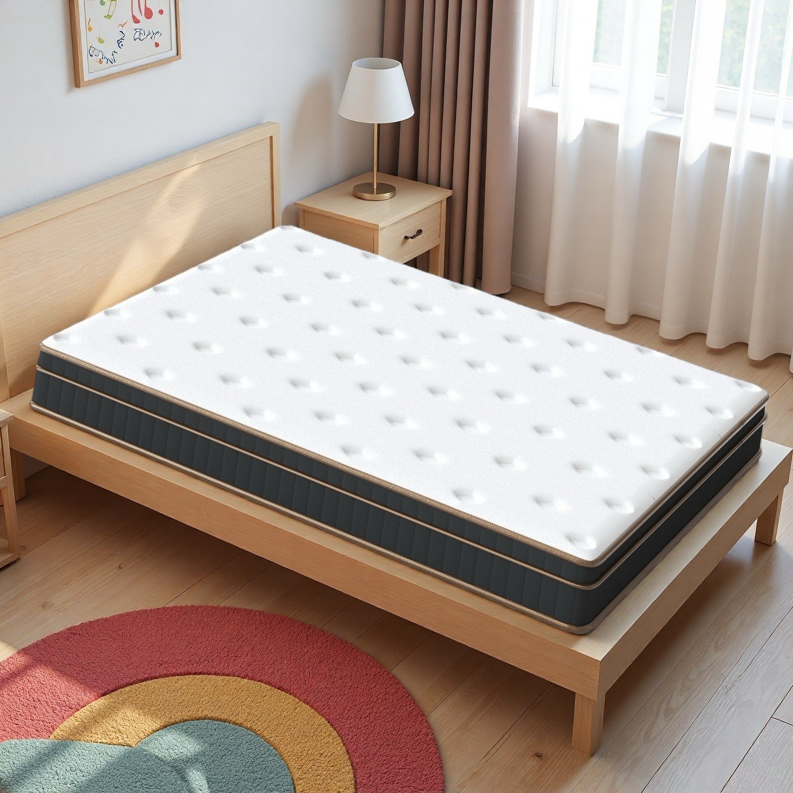 Full Innerspring Mattress 12-Inch – Breathable, Medium Firm For Dorms & Guests