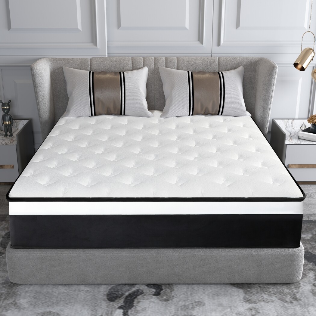 12″14″ Mattress Twin Full Queen King Size Hybrid Spring Memory Foam Bed In a Box