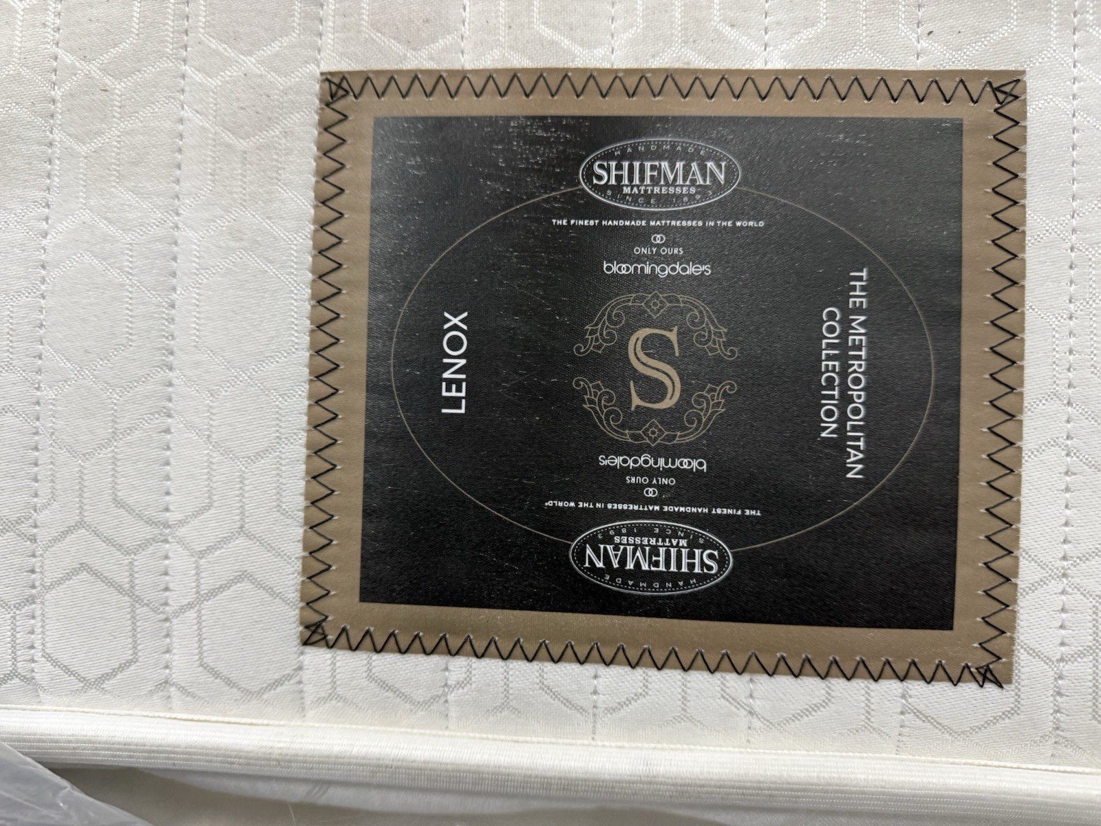 SHIFMAN METROPOLITAN LENOX FIRM KING MATTRESS 2 SIDED NEW CLEARANCE FAST SHIP