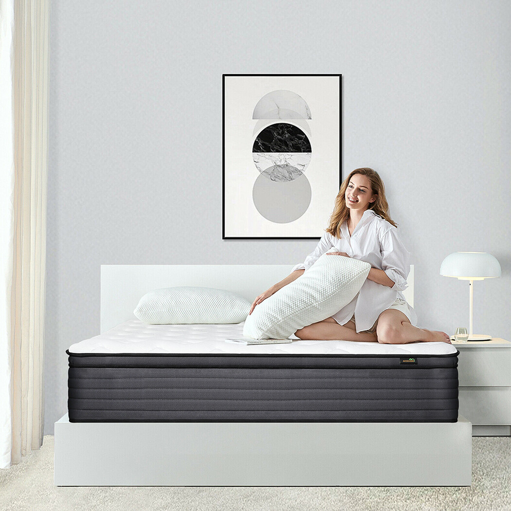 14″ 12″ Luxury Mattress Twin Full Queen King Size Foam Pocket Spring Bed in Box