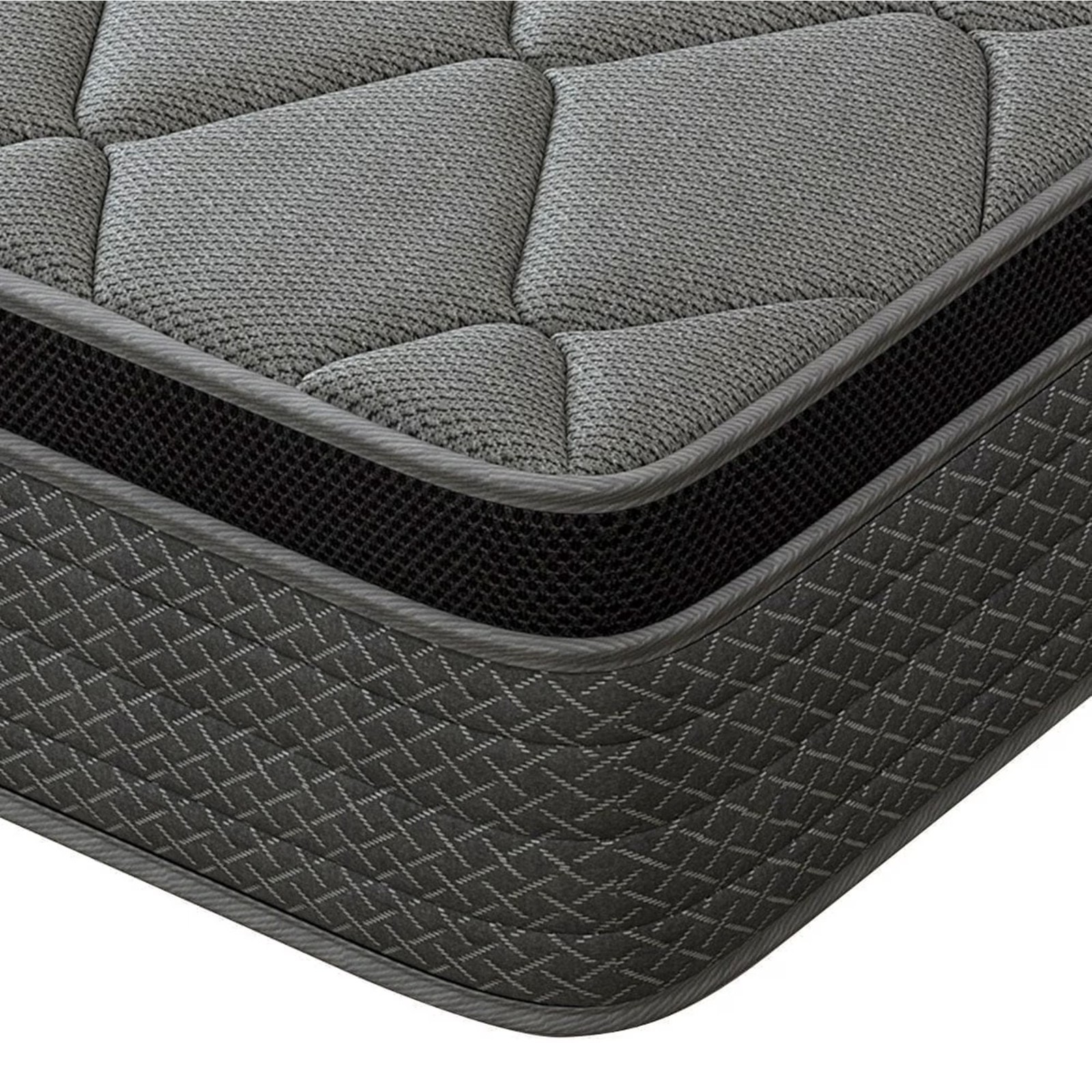 12″ 14″ Gel Memory Foam Mattress Hybrid Spring Twin Full Queen King Bed In A Box