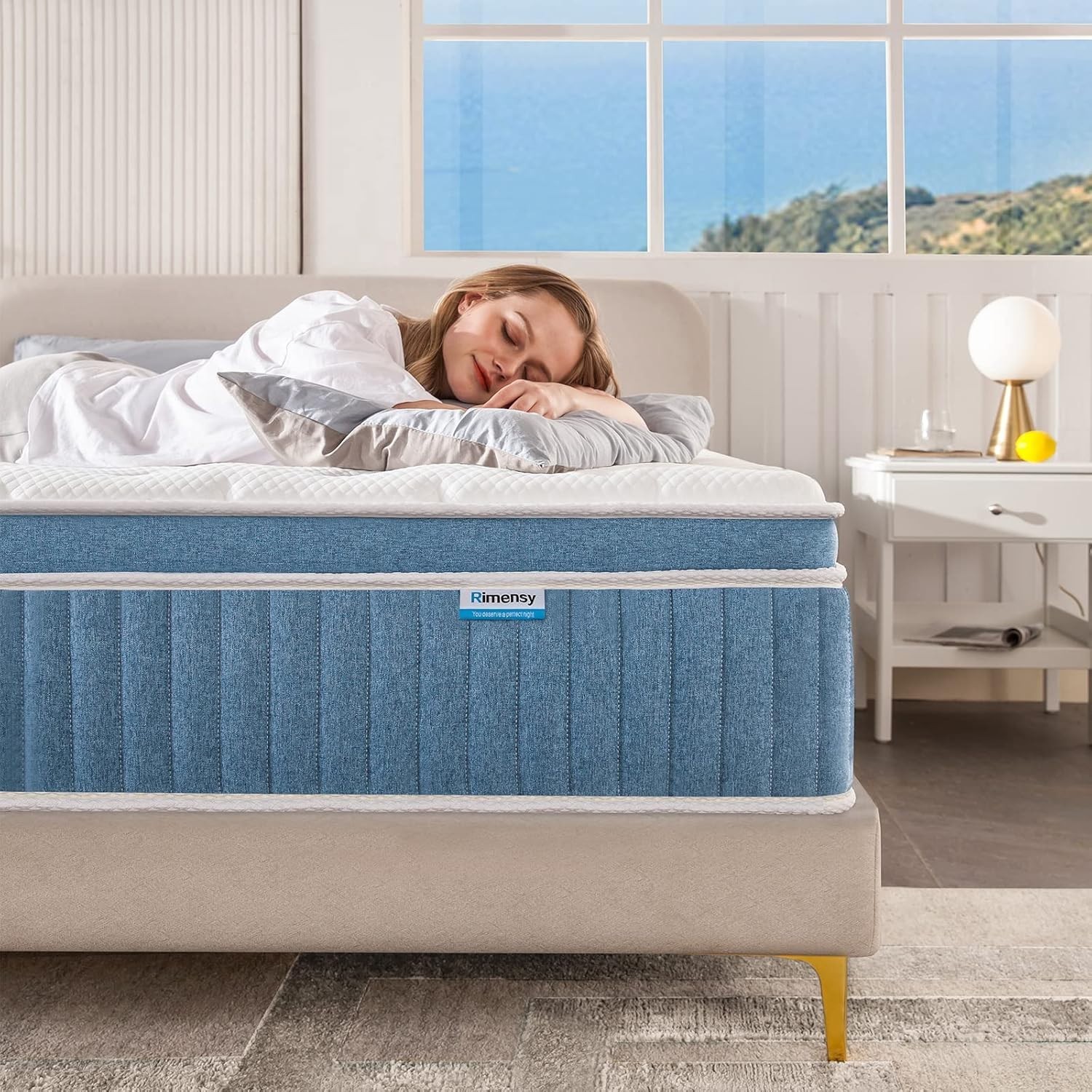 12-Inch Hybrid Gel Memory Foam Mattress in a Box – Support & Pressure Relief