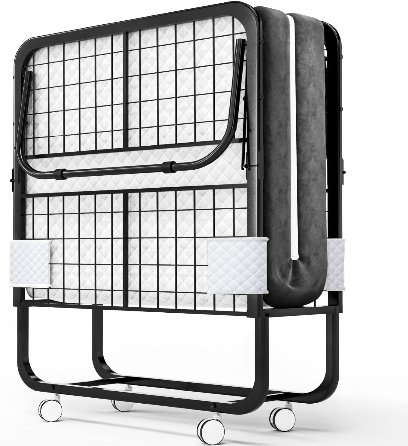 Folding Bed with Mattr – 75×31 Cot Size Fre – Portable