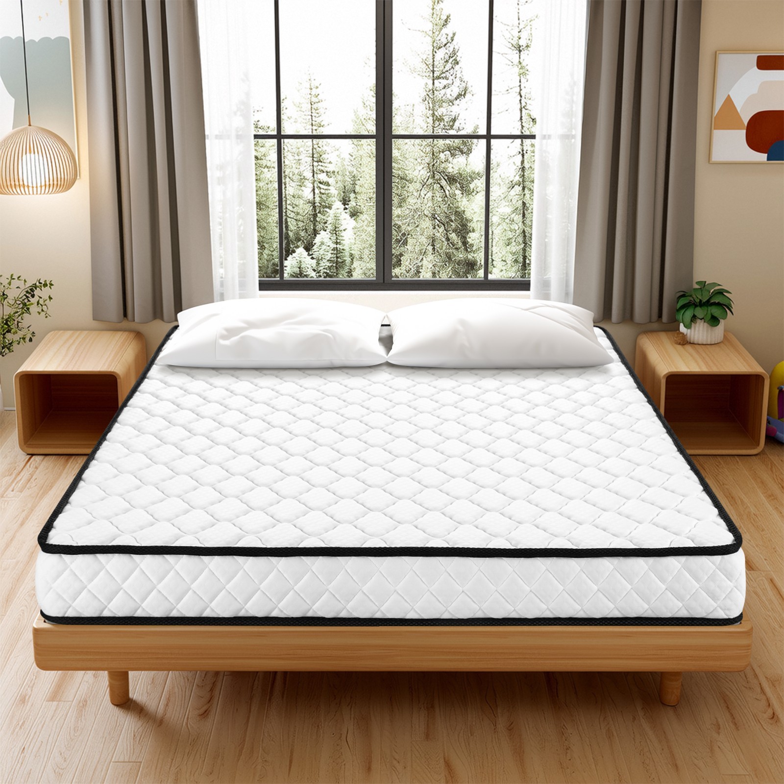6Inch Gel Memory Foam Mattress Medium Firm Twin Txl Full Queen Size Bed in a Box