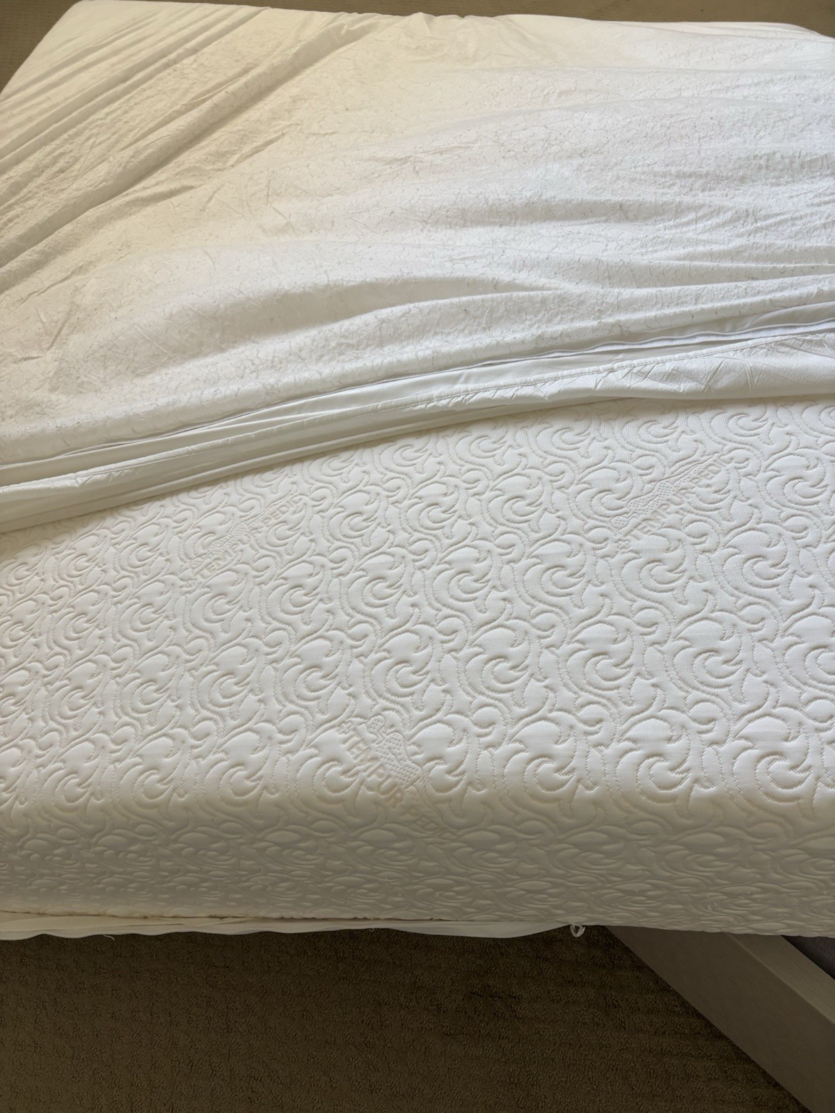 Tempur-Pedic Contour Select King Firm Poly Foam CertiPUR-US White Mattress