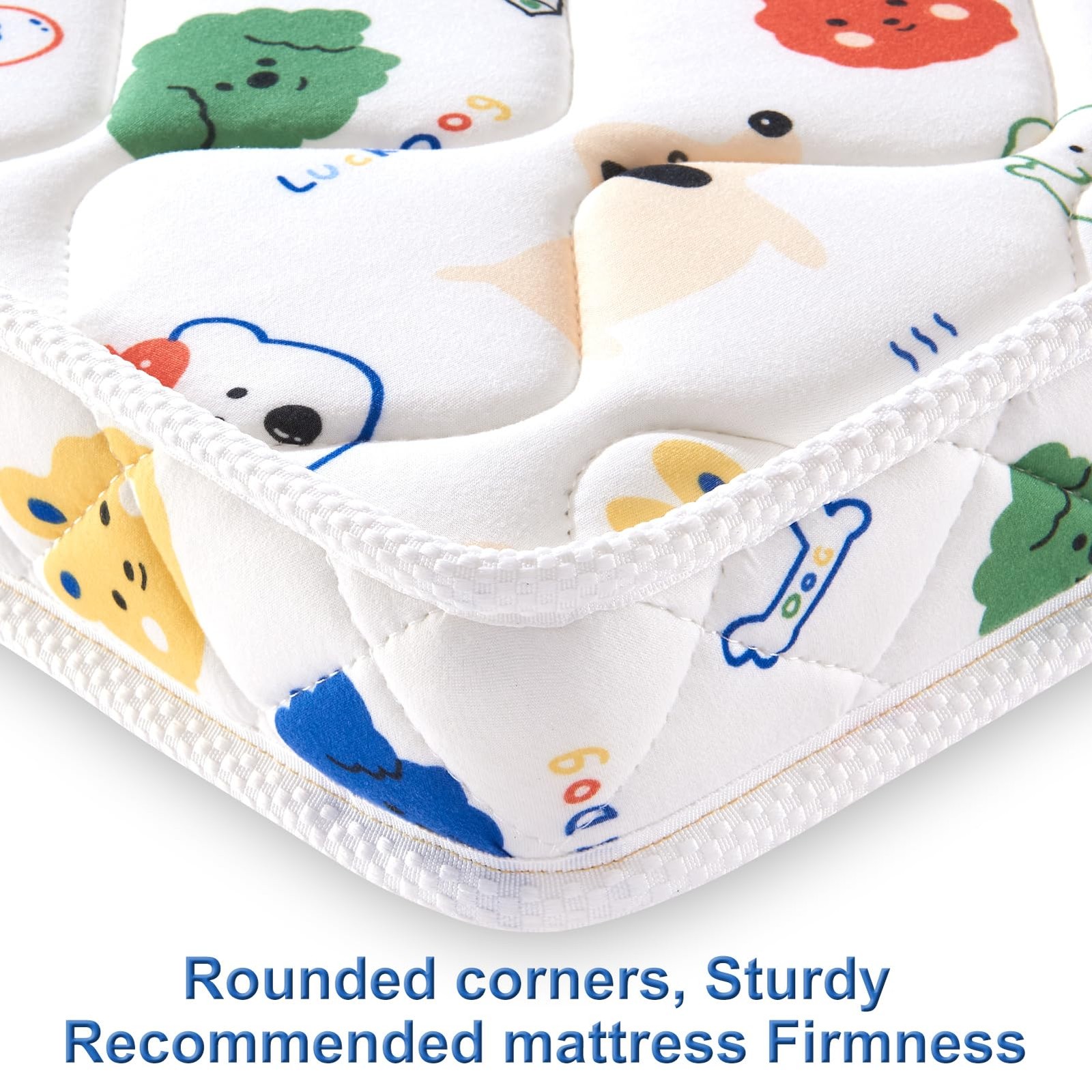 Premium Crib Mattress and Mattress 52″ x 27.6″ x 5″,Firm,Breathable Hypoaller…