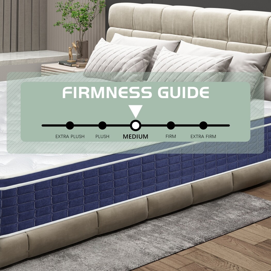 12/14 Inch Mattress Hybrid Mattress in A Box, Twin Full Queen King Size