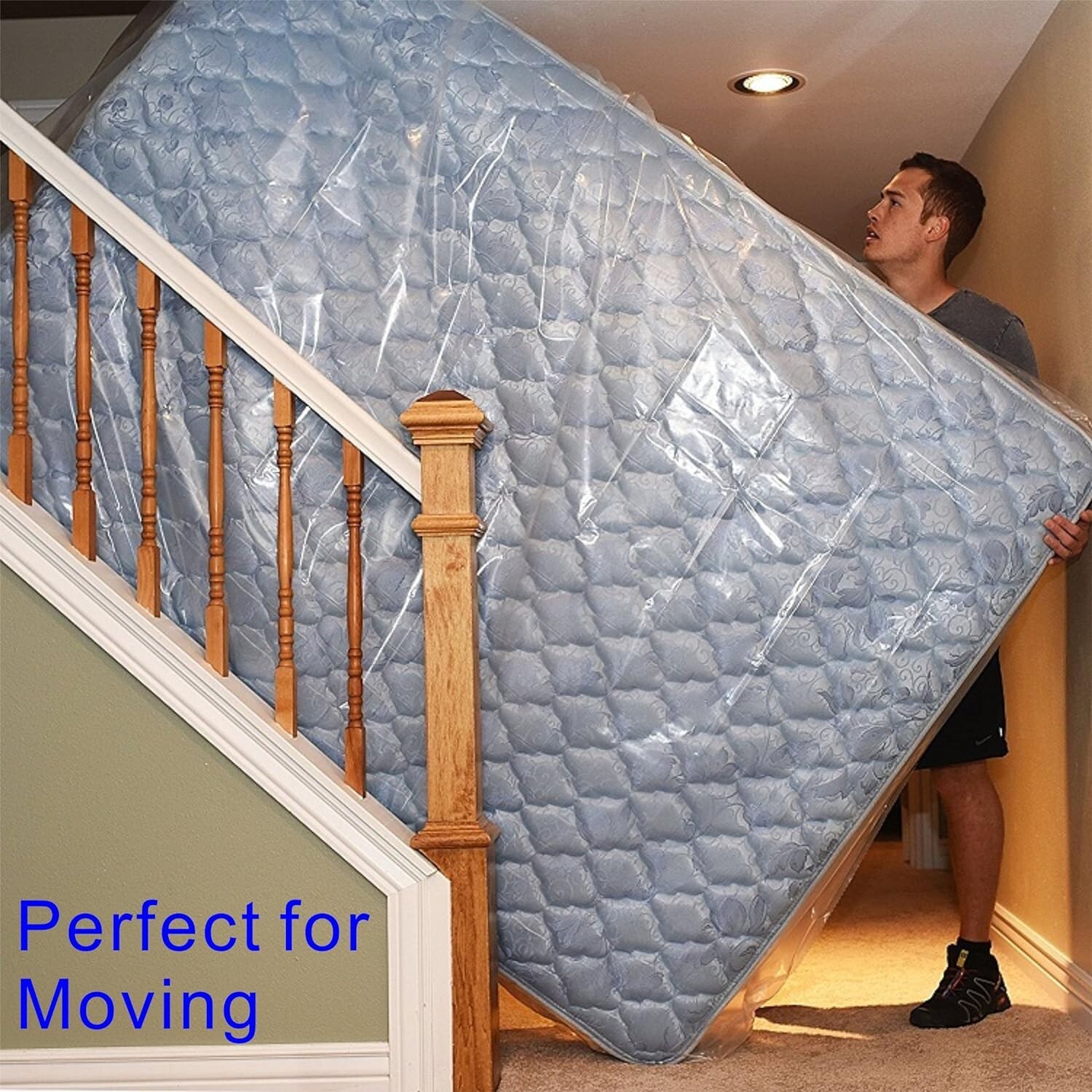 Durable Twin/Full Mattress Bag – Ideal for Moving and Long-Term Storage