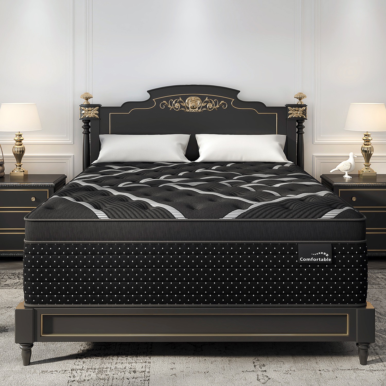 12/14Inch Hybrid Bed Mattress Twin Full Queen King Gel Memory Foam Innerspring