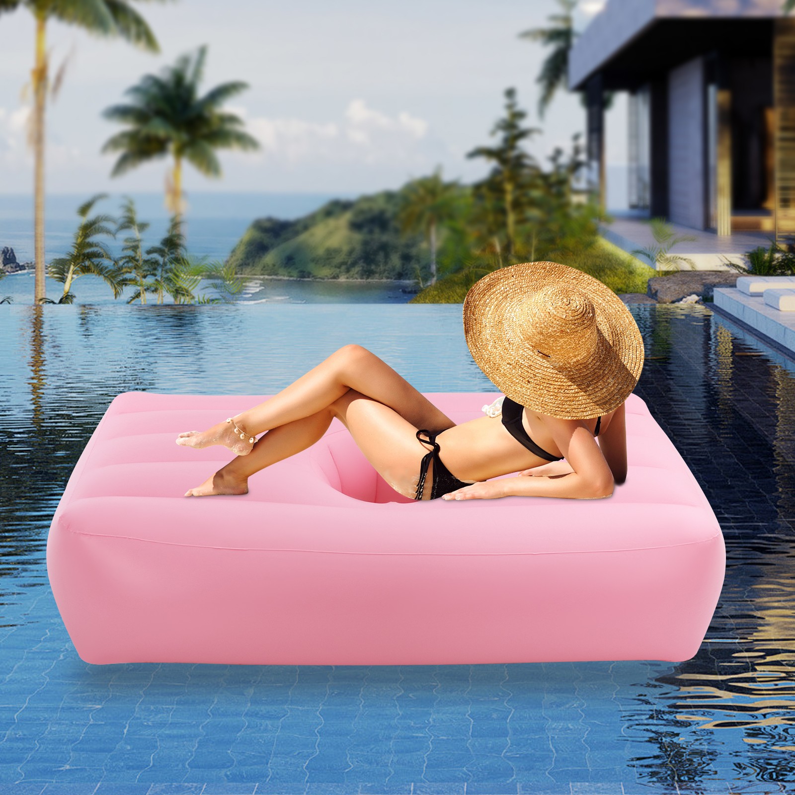 Foldable Inflatable Mattress with Electric Air Pump for Post-Surgery Comfort