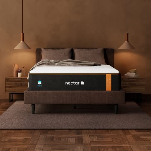 NECTAR PREMIER COPPER 14″ FULL MATTRESS, MEDIUM FIRM, 10458140 – WHITE DOTS