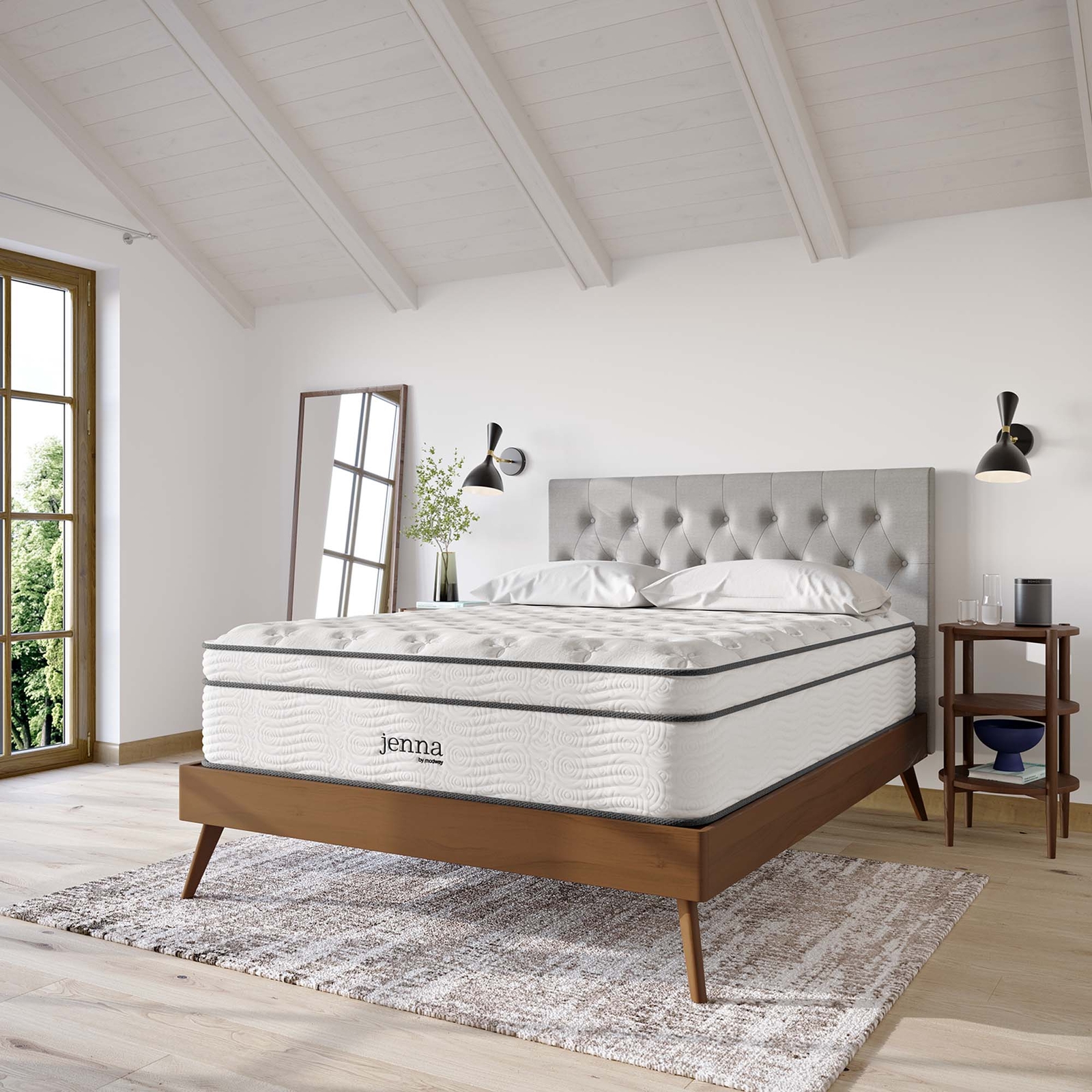 Jenna 14″ Innerspring and Foam California King Mattress
