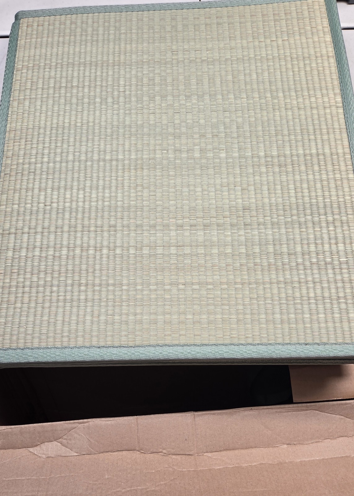 Japanese Tatami Mat,(Queen, 79″ x 59″ x 0.5″)100% Rush Grass Portable #1132S UP1