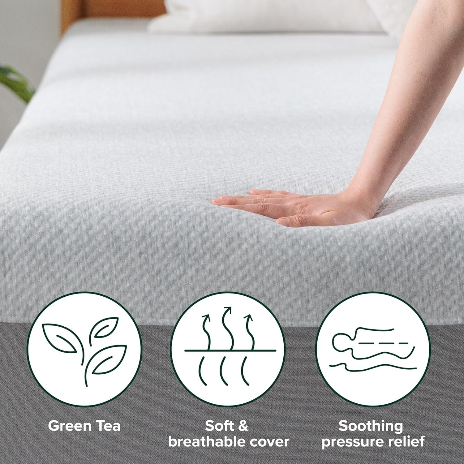 Queen 6-Inch Ultima Memory Foam Mattress – Medium Firm, Eco-Friendly Comfort