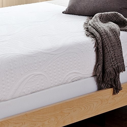 ZINUS NIGHT THERAPY MEMORY FOAM THERAPEUTIC COMFORT MATTRESS, QUEEN – WHITE