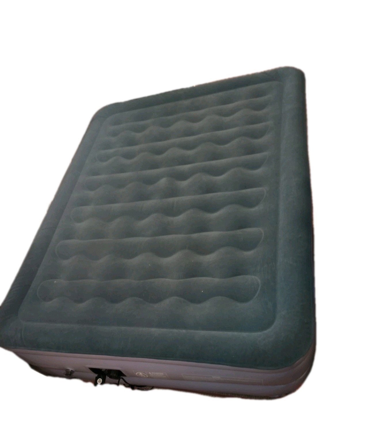 Beauty Rest Air Mattress Queen HT-628 Silver Extraordinaire Built-in Air Pump