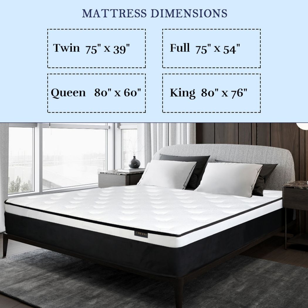14 INCH Mattress Twin Full Queen King Size Luxury Comfy InnerSpring Bed in a Box