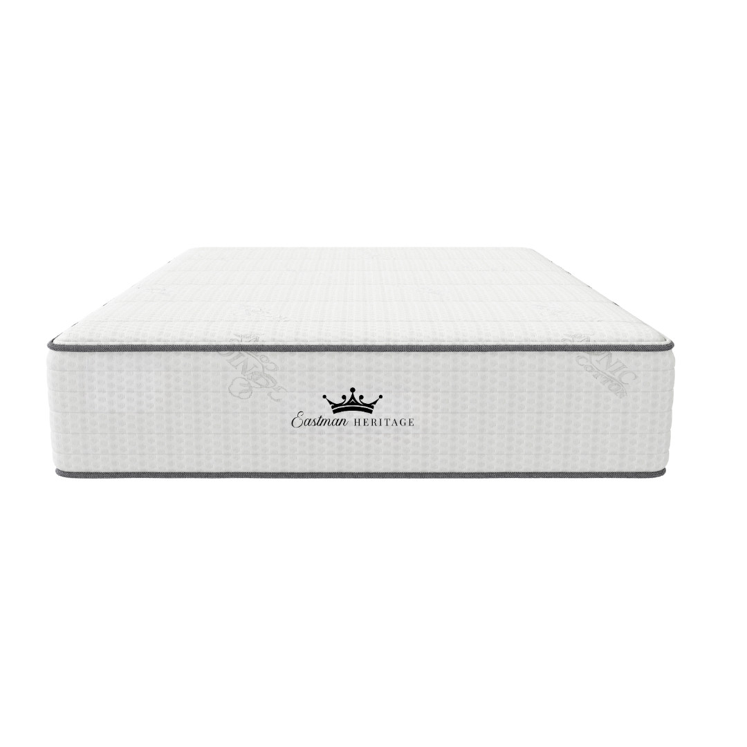 Twin size Hybrid Mattress in box, plush comfort with Cotton cover made in USA