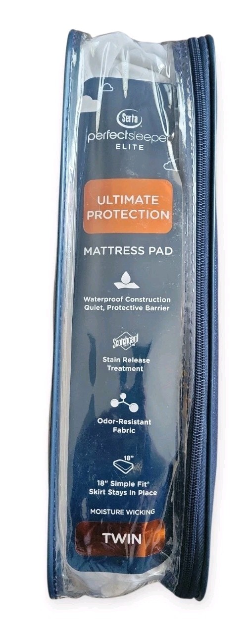 Twin Mattress Protector Serta Ultimate Protection Pad Waterproof