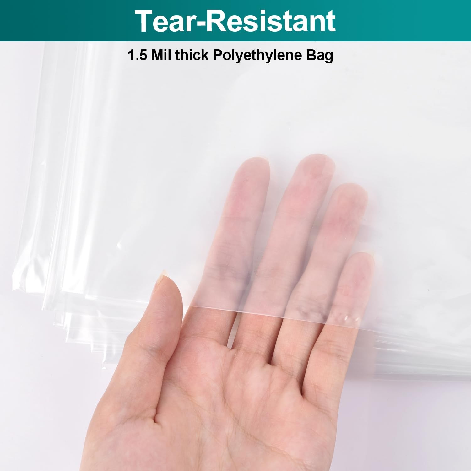 Mattress Bag for Moving Storage – Plastic Waterproof Queen, Clear
