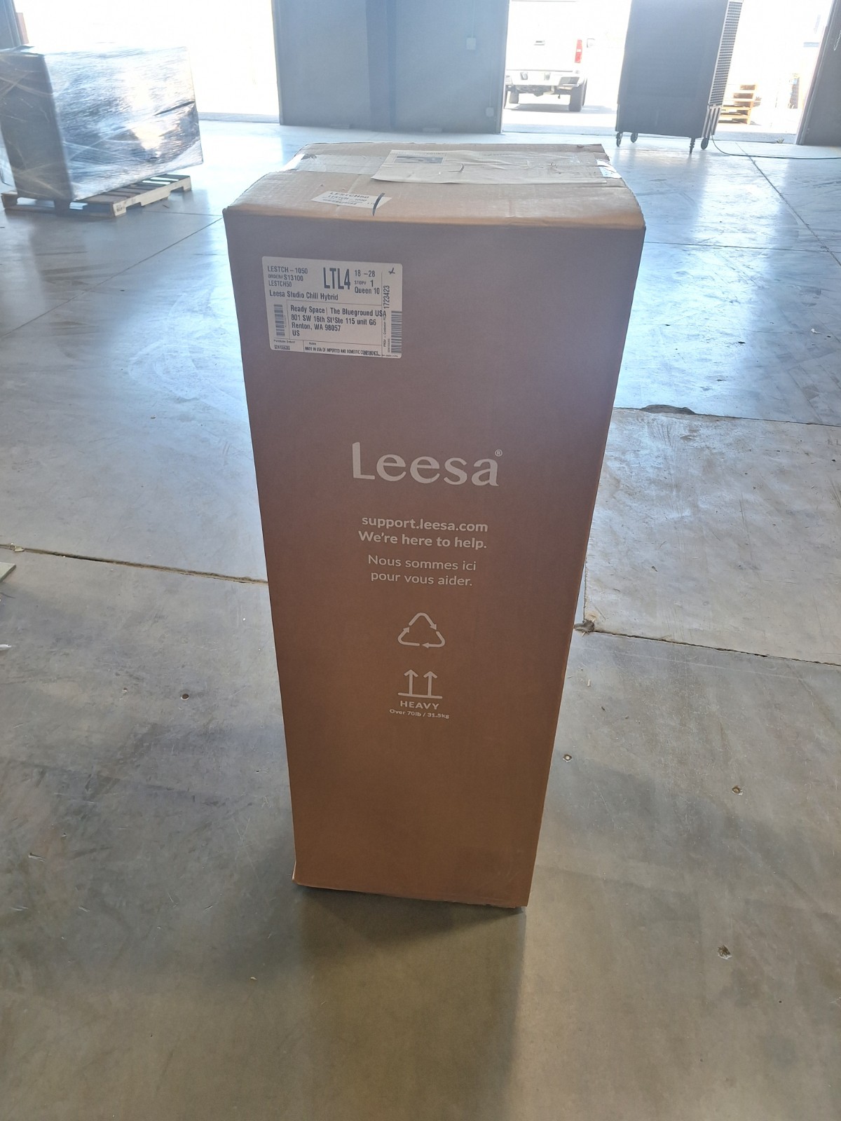 Queen size mattress in a box