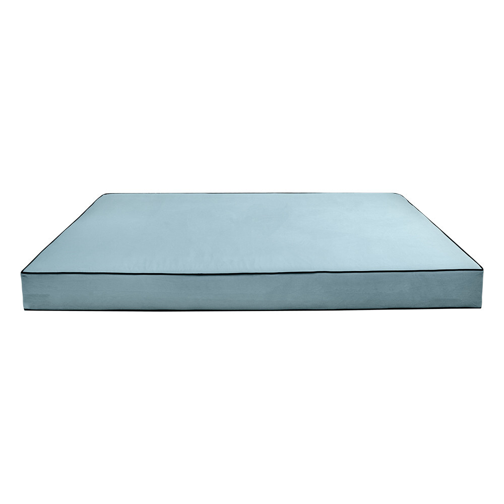 Contrast Pipe 6″ Twin 75x39x6 Velvet Indoor Daybed Mattress |COVER ONLY|-AD355