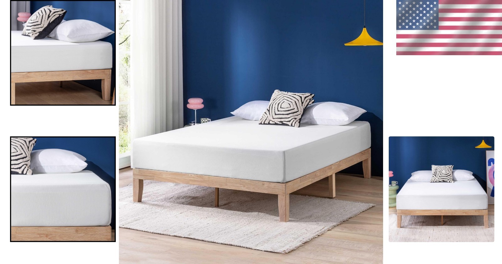 10 Inch King Memory Foam Mattress – Cooling Gel Infused, Medium Firm Comfort