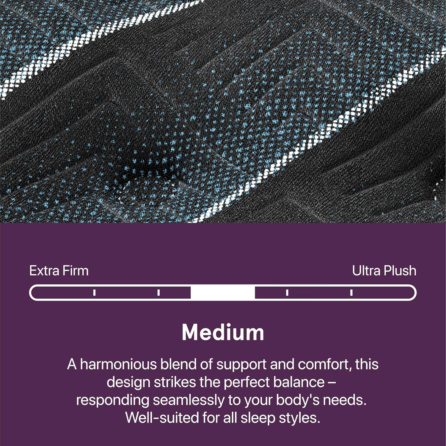 King Size 15″ Medium Mattress – Durable Support, Cooling, 100 Night Trial