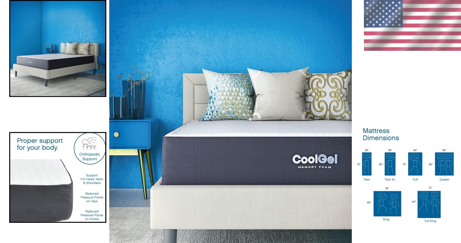 Ergonomic 8-Inch Queen Mattress – Pressure Relief with CertiPUR Certification