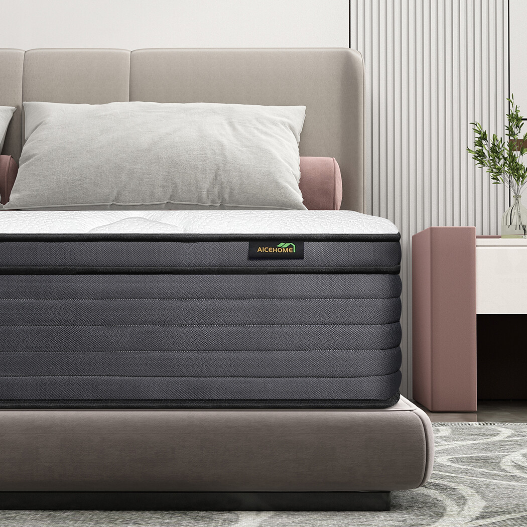 10″ 12″ Twin Full Queen King Size Mattress Hybrid Memory Foam Pocket Springs