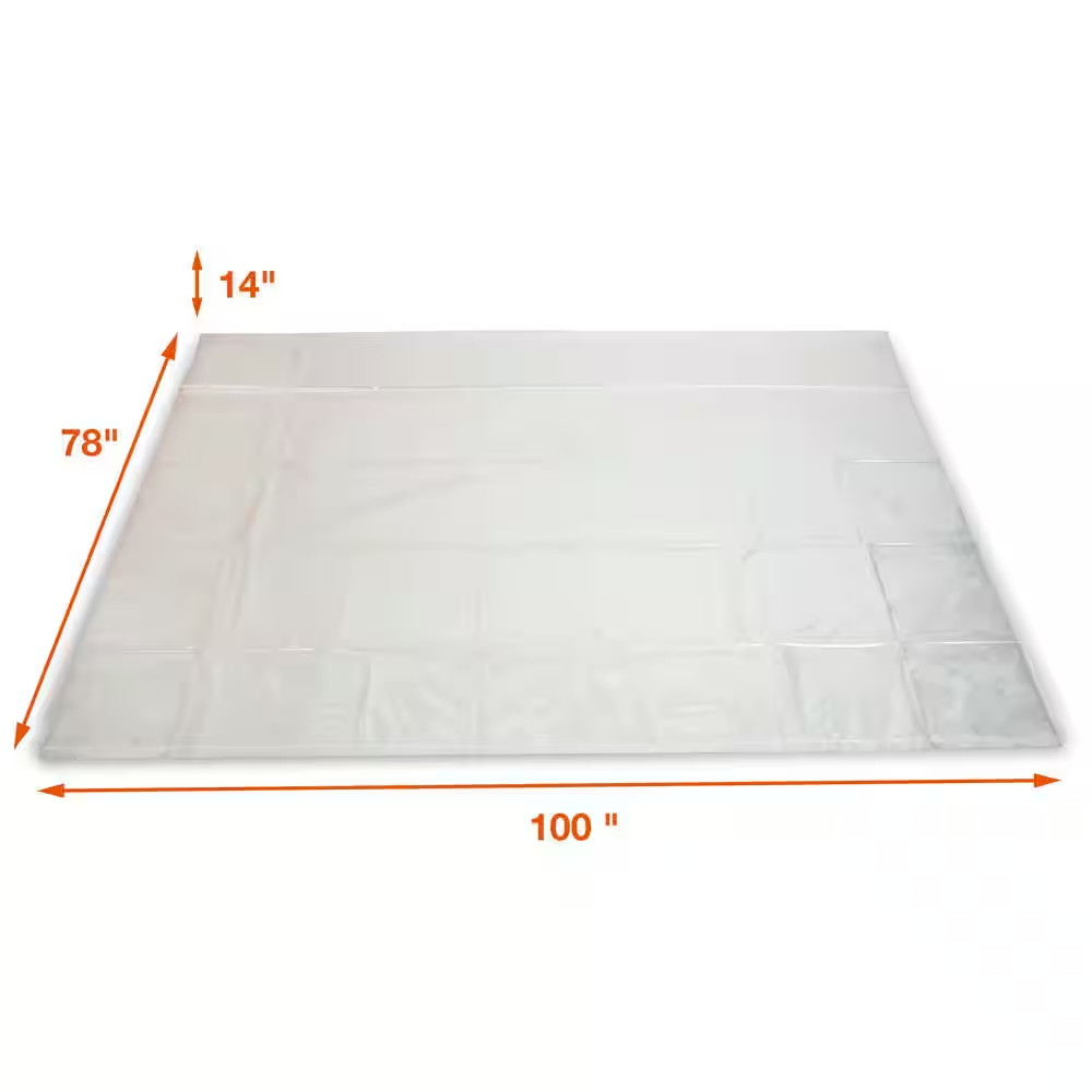 100 In. X 78 In. X 14 In. Queen and King Mattress Bag (2 Pack)