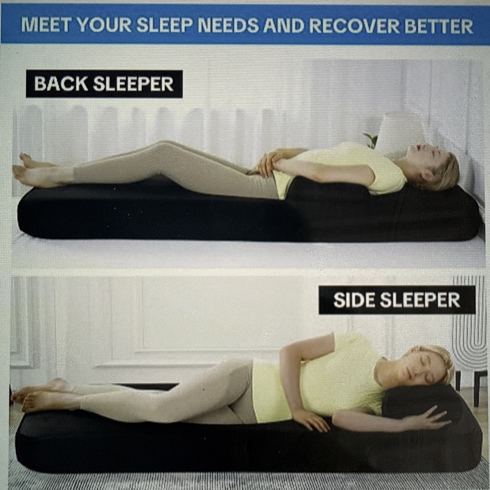BBL Recovery Mattress with Hole – High Density Foam Pillow for Post-Surgery