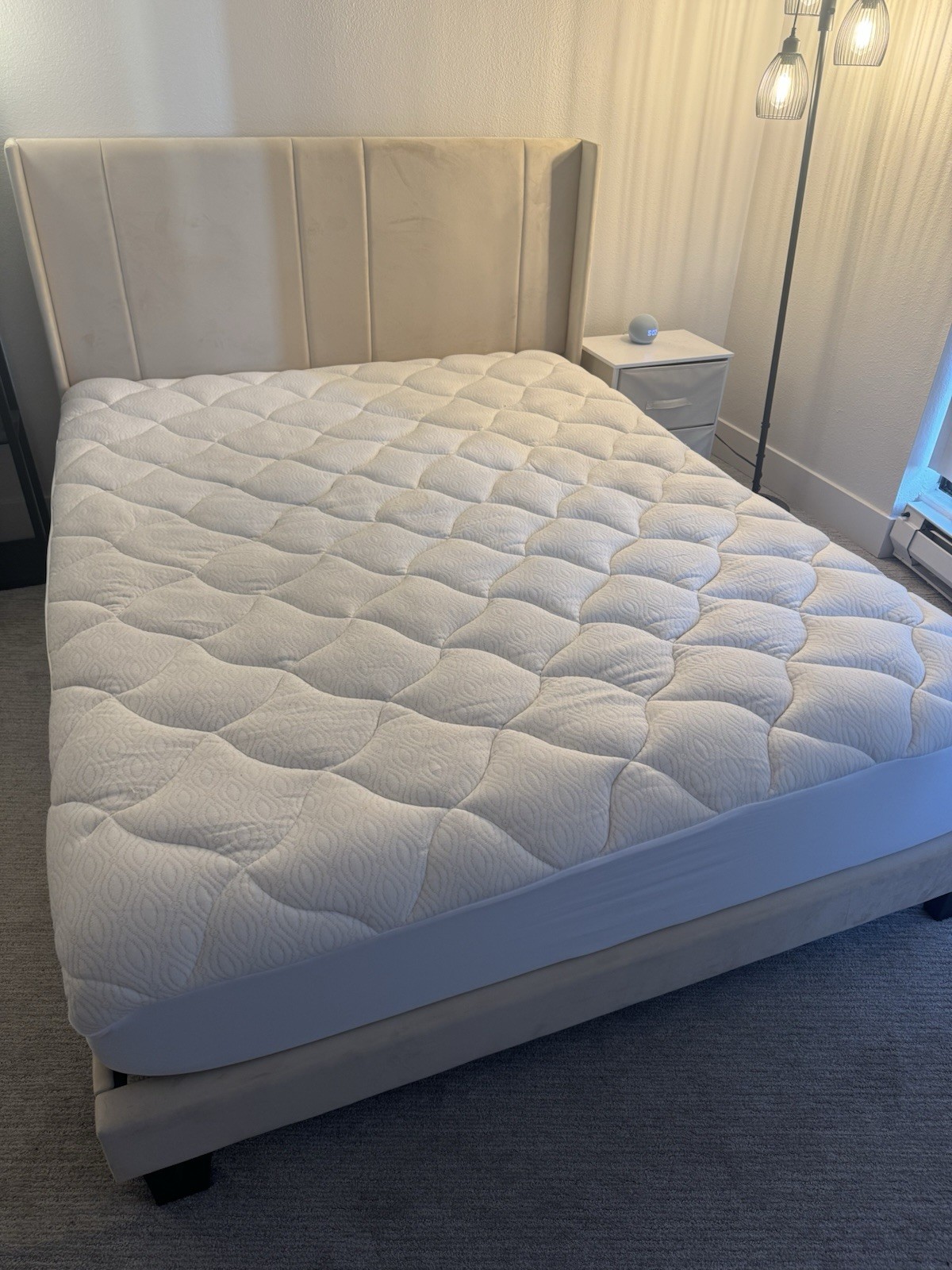 Move out Sale – Bed Frame + Mattress+ Side table