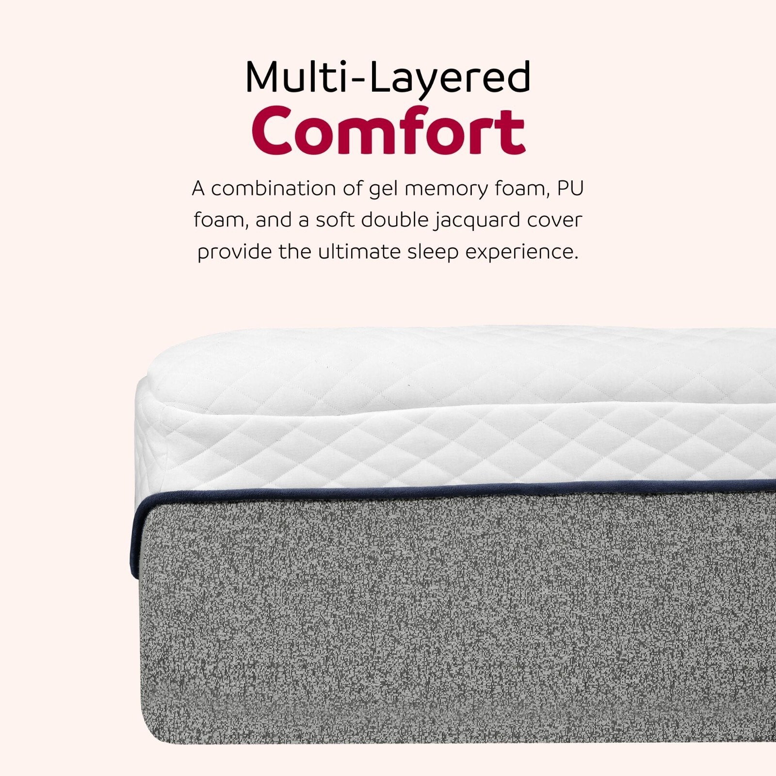13 In. Full Size Gel Memory Foam Mattress in a Box, Soft Tight Top Mattress