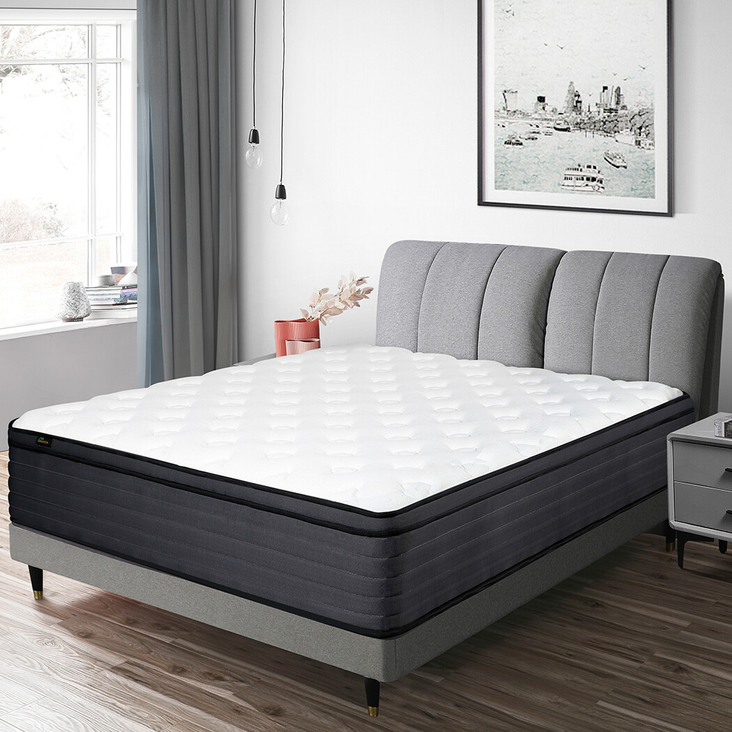 AICEHOME 12″ Mattress Comfy Hybrid Spring Mattresses Medium Twin Full Queen King