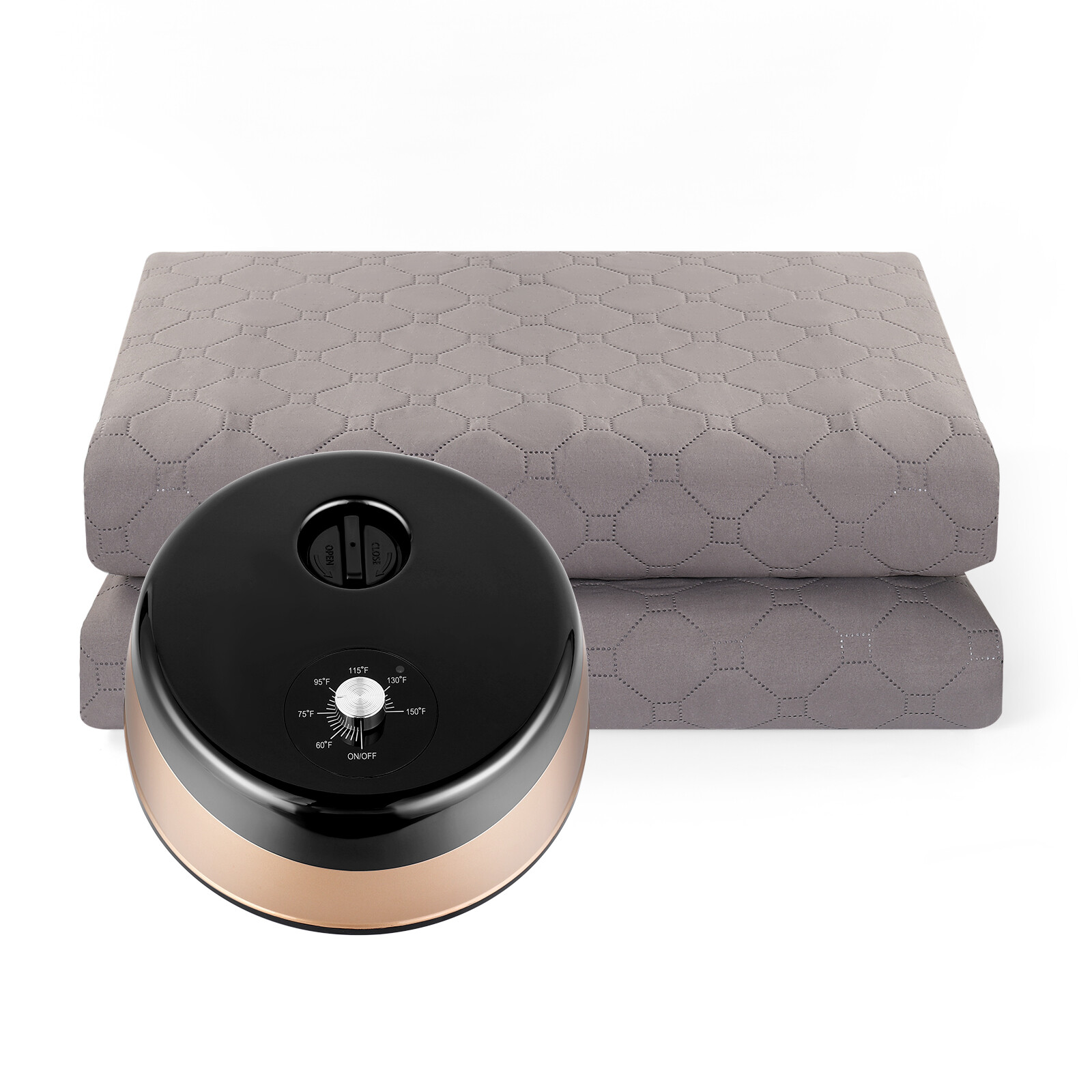 Electric Water Heated Mattress Pad Warm King Size 76″x80″ Water Heating Family