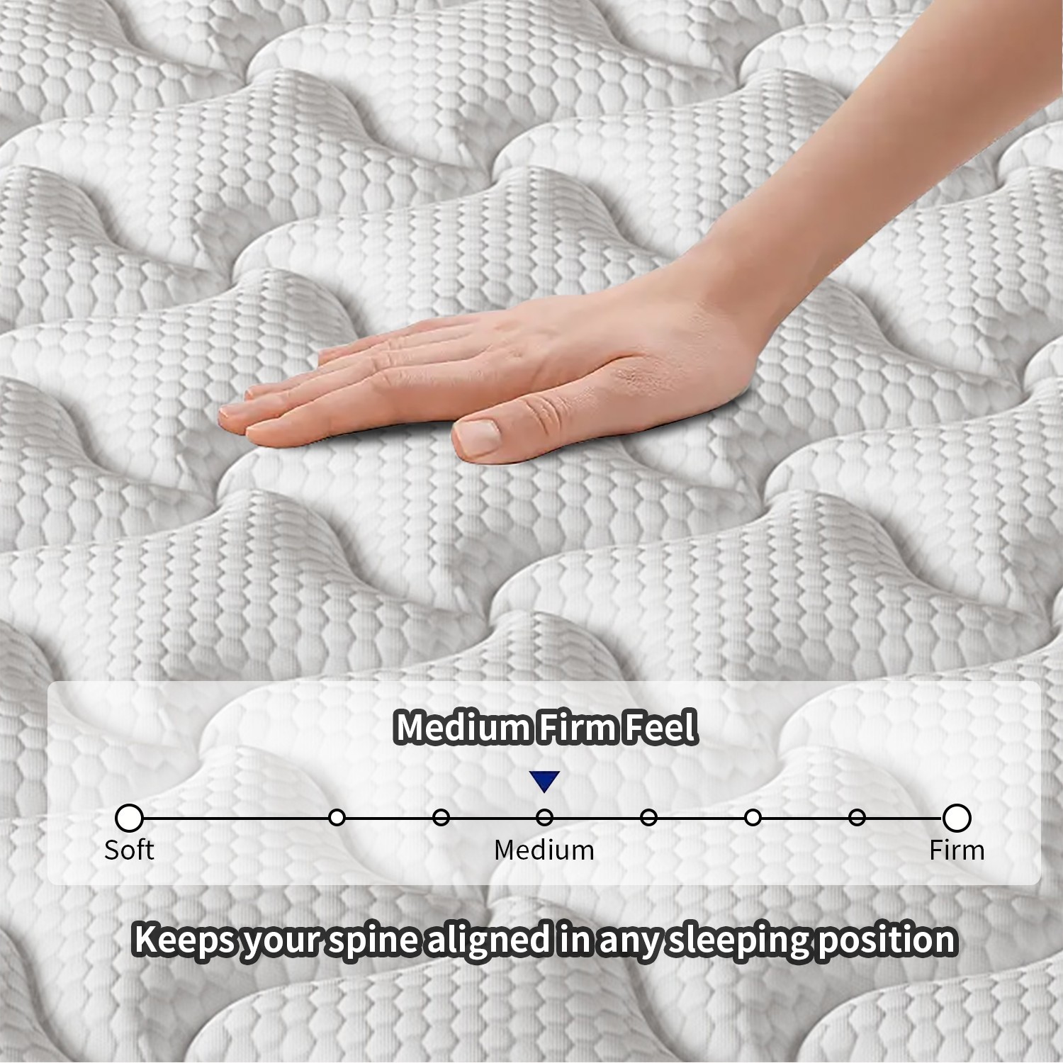 8″10″12″14 Twin Full Queen King Size Mattress in a Box Hybrid Spring Memory Foam
