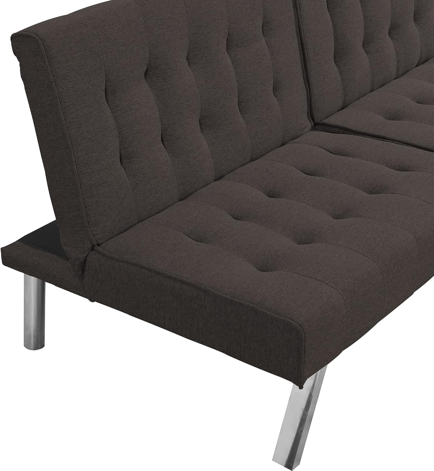 Fabric Convertible Folding Futon Sofa Bed,Upholstered Sleeper