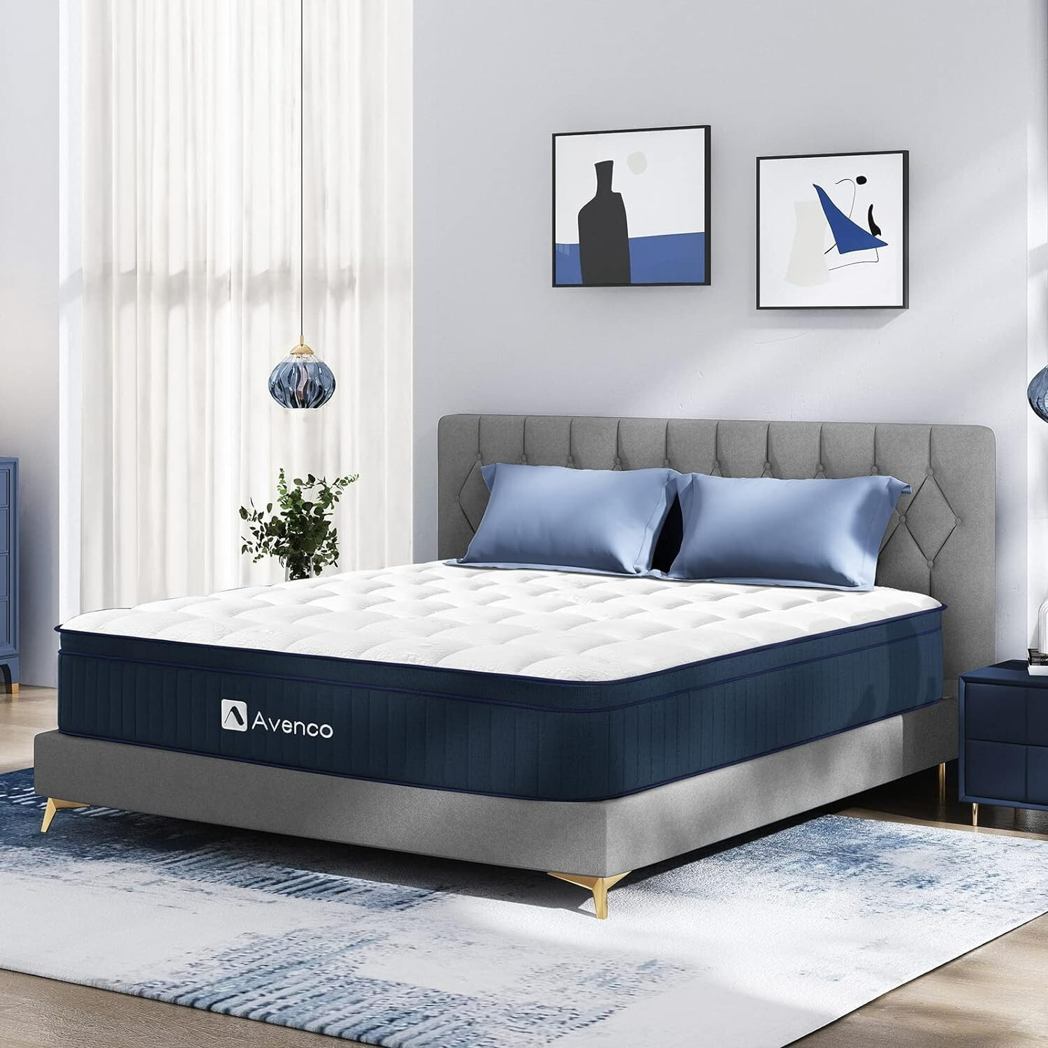 Avenco Latex MemoryFoam Motion Individual Pocket Spring Mattress Queen Size