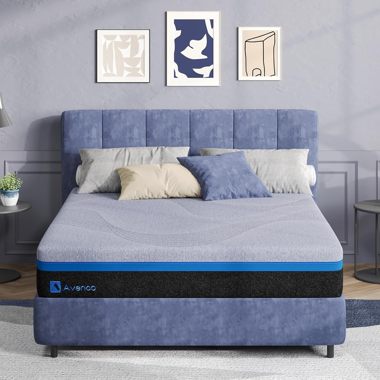 10″ Gel Memory Foam Queen Mattress – Medium Firm for Back Pain Relief
