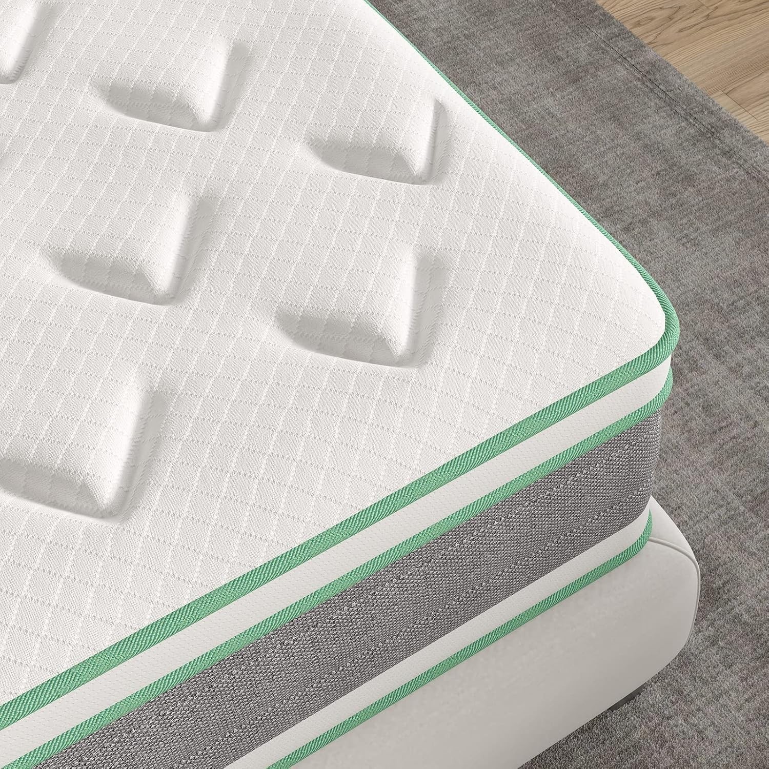 Luxury 12-Inch Medium Firm Hybrid Mattress – Pocket Coil & Gel Memory Foam