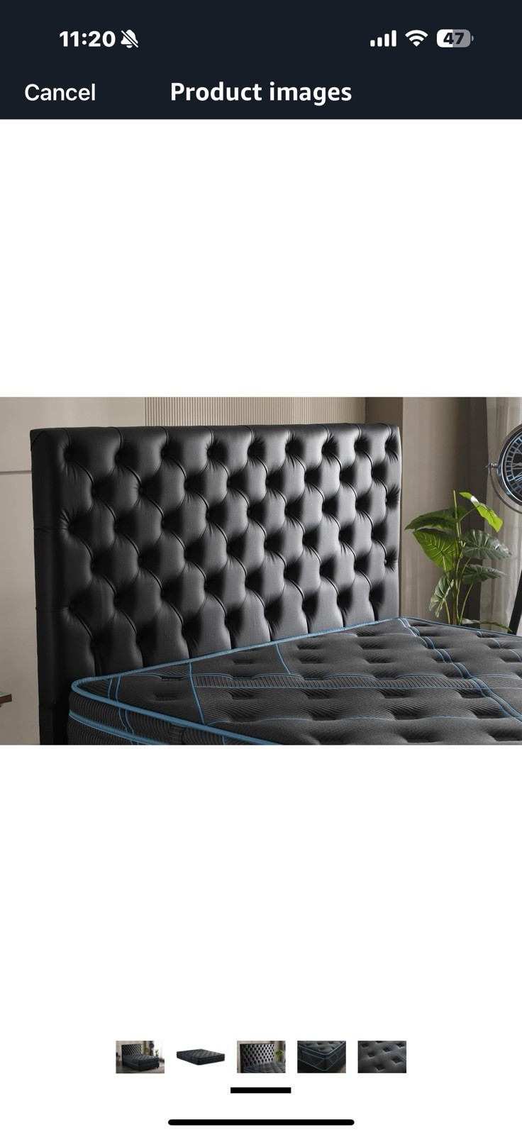 Ottomanson Twin 13″ Luxury Black vBlue Eurotop Mattress – Inspired